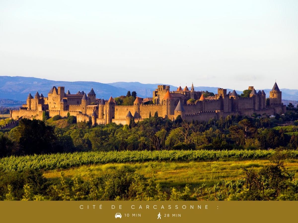 Апартаменты La Citadelle ~ Jacuzzi ~ Terrasse Каркассон Экстерьер фото