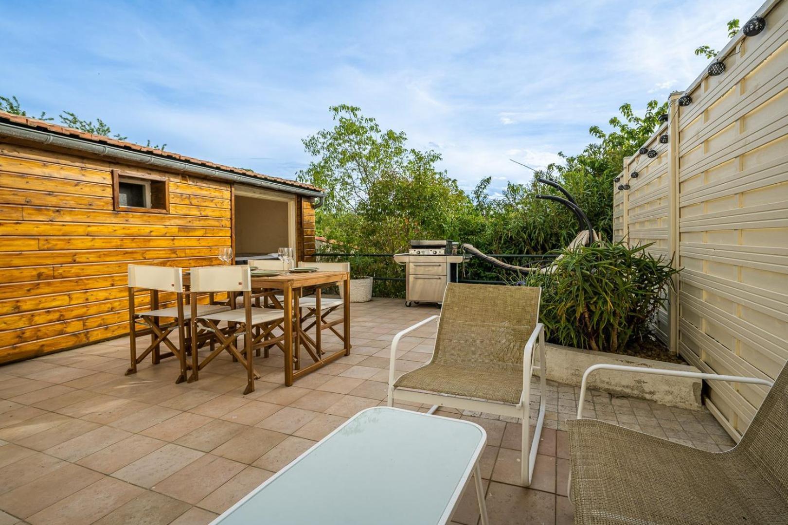 Апартаменты La Citadelle ~ Jacuzzi ~ Terrasse Каркассон Экстерьер фото